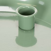 Artikel Adventskrans met kaarsenhouder, groen, met vier kaarsenhouders, 24 cm