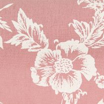 Artikel Tafellint bloemmotief tafelloper katoen roze 15cm 3m
