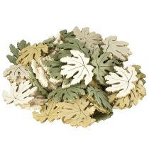 Artikel Tafeldecoratie herfst strooidecoratie houtdecoratie esdoornblad 4cm 72 st