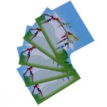 Artikel Tafeldecoratie school inschrijving, naamkaartjes school start decoratie 6×9cm 6st