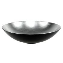 Tafeldecoratie schaal zilver Ø28cm kunststof