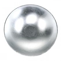Tafeldecoratie schaal zilver Ø28cm kunststof