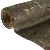 Tafelloper bruin tafelband tafeldecoratie polyester L250cm B20cm