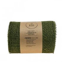 Artikel Tafelloper jute juteband tafelband olijfgroen B15cm L10m