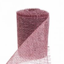 Artikel Tafelloper jute jute lint tafellint roze B15cm L10m