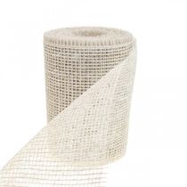 Artikel Tafelloper jute jute lint tafellint wit B15cm L10m