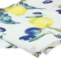 Artikel Tafelloper citroenen en olijven tafelloper zomer textiel 138×32cm
