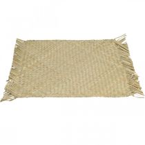 Artikel Placemat zeegras rechthoekig tafeldecoratie waterhyacint natuur 33×48cm