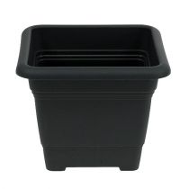 Artikel Pot “Nora” 23cm x 23cm H18,5cm antraciet 1 stuk