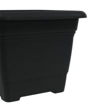 Artikel Pot “Nora” 23cm x 23cm H18,5cm antraciet 1 stuk