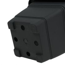 Artikel Pot “Nora” 23cm x 23cm H18,5cm antraciet 1 stuk