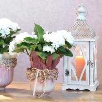 Artikel Bloempot Keramiek Roze – Elegante plantenpot met bloemendecoratie Ø16cm