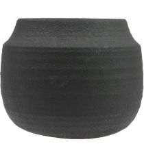 Artikel Bloempot Zwart Keramiek Ø23cm H19.5cm