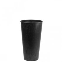 Tafelvaas Vaas Zwart Kunststof Antraciet Ø15cm H24cm