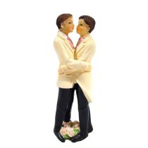 Taartfiguur mannelijk stel 12,5cm