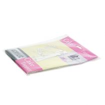 Cakespeld bruid en bruidegom 17cm zilver 3st