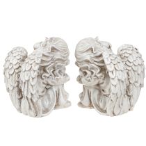 Artikel Treurende engel zittend decoratief figuur crème 6,5×5×7,5cm 2 stuks