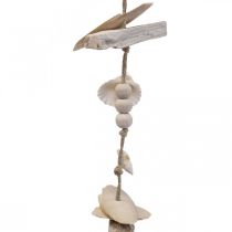 Artikel Drijfhout Decoratie Maritieme Garland Witte Wanddecoratie 50cm