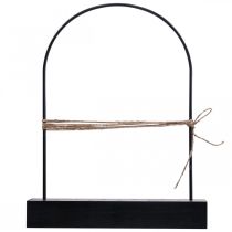 Artikel Droogbloemen Houten strook Bloemenstrook Droogbloemen boog 25×20cm