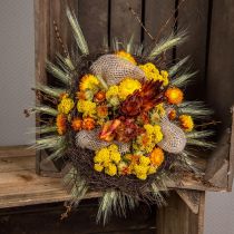 Boeket droogbloemen Boeket weidebloemen Oranje H50cm 300g