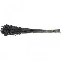 Artikel Gedroogd vlas siergras, zwart, 50-55 cm, 80 g