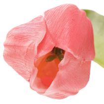 Artikel Hoogwaardige tulpbloem, levensechte replica voor tafelvazen, 21 cm, 6 stuks