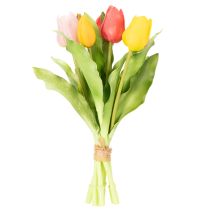 Artikel Kunstmatige tulpen, rustieke lentedecoratie voor elke tafelvaas, 30 cm, 7 stuks