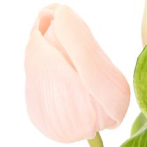 Artikel Kunstmatige tulpen voor lentedecoratie, woonkamer en keuken, met een levensechte uitstraling, 30 cm, 7 stuks