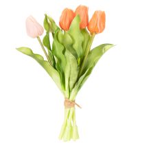 Artikel Kunstmatige tulpen voor lentedecoratie, woonkamer en keuken, met een levensechte uitstraling, 30 cm, 7 stuks