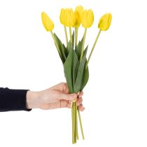 Artikel Kunstmatige tulpen voor een realistische lentedecoratie in de woonkamer of op kantoor, 40 cm, 7 stuks
