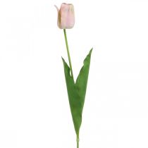 Tulp roze bloemstengel H67cm