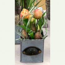 Artikel Kunstbloemen in Pot Kunsttulpen Roze Geel 22,5cm