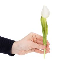 Artikel Kunstmatige tulpen, realistische decoratie, duurzame kunstbloemen voor thuis, 21 cm, 6 stuks