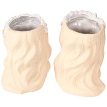 Artikel Bloempot Keramiek Dreaming Girl Assorti H19.5cm 2st