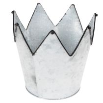 Artikel Bloempotkroon van metaal, decoratief zink, Ø21,5/19,5/17 cm, set van 3