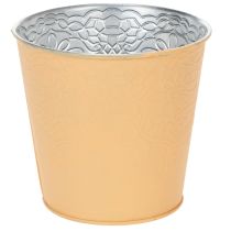 Artikel Metalen plantenbak, pasteloranje, Ø13,5 cm H12,5 cm