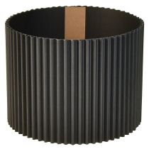 Artikel Bloempot van papier, zwart Ø19cm H14cm, 3 stuks