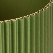 Artikel Plantenbak papier donkergroen bloempot Ø19cm H14cm 3 st