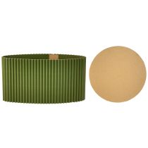 Artikel Plantenbak papier donkergroen bloempot Ø19cm H14cm 3 st