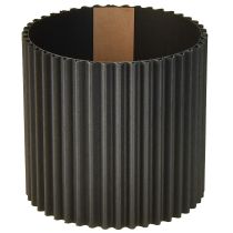 Artikel Bloempot Papier Zwart Ø13cm H12cm 4 stuks