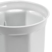 Bloembak &quot;Tino&quot; wit Ø10cm - 40cm, 1stuk