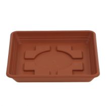 Artikel Onderzetter Lara vierkant 25cm x 25cm terracotta 1 st