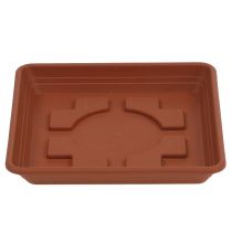 Artikel Onderzetter Lara vierkant 29cm x 29cm terracotta 1 st