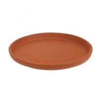 Artikel Bloemenonderzetter, Mediterraans keramiek, terracotta Ø15.5cm