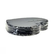 Artikel Valentijnsdag leisteen hartdecoratie hart zwart B16cm 4 stuks