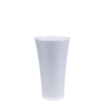 Artikel Vaas “Fizzy” Ø13,5cm H20,5cm wit 1 st