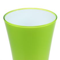 Artikel Vaas &quot;Fizzy&quot; Ø16cm H27cm Appelgroen 1 st