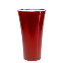 Artikel Vaas “Fizzy” Ø20cm H35cm rood 1 st