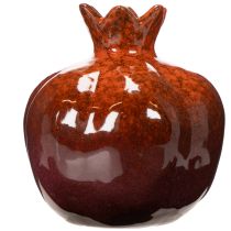 Artikel Keramische granaatappeldecoratie, glanzend, 14 cm