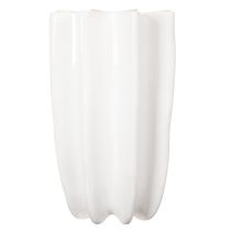 Artikel Geribbelde vaas, hoge decoratieve vaas voor droogbloemen, 24 cm